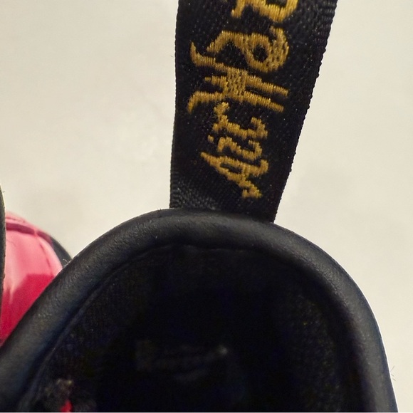 Dr. Martens Hot Pink Girls 1460 T Pink Lace Up Boots Size 8 Side Zipper - Picture 5 of 13